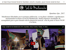 Tablet Screenshot of gruposoldemedianoche.com